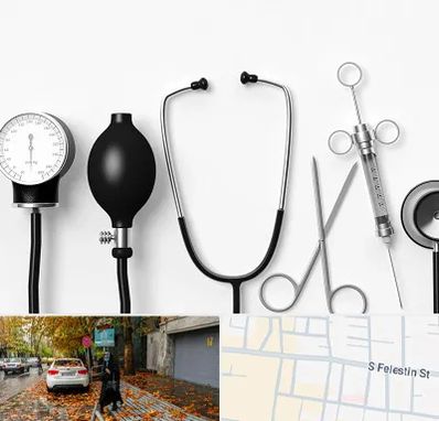 شرکت تجهیزات پزشکی در خیابان فلسطین