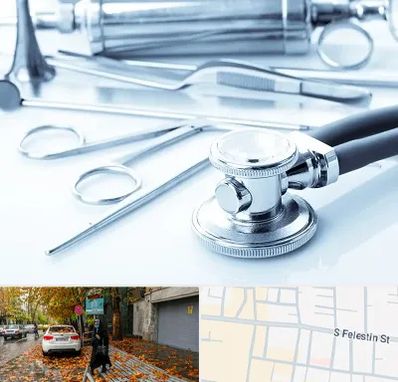 نمایندگی تجهیزات پزشکی در خیابان فلسطین