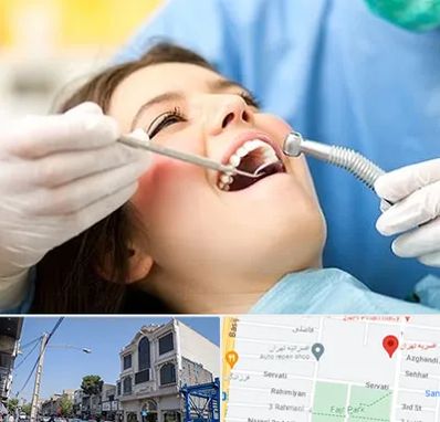کلینیک دندانپزشکی در افسریه