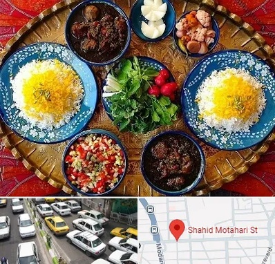 غذای ایرانی در مطهری تهران
