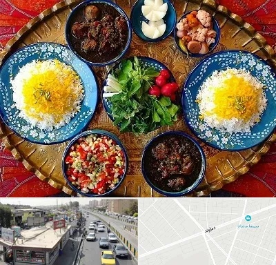 غذای ایرانی در خیابان دماوند