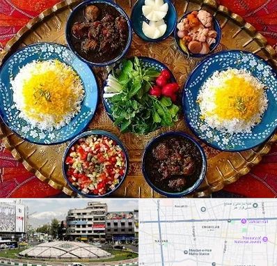 غذای ایرانی در مرکز تهران