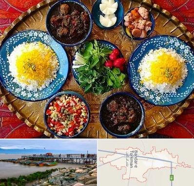 غذای ایرانی در بندر ترکمن