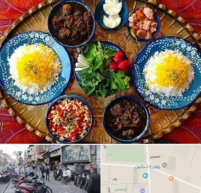 غذای ایرانی در چهارراه استانبول