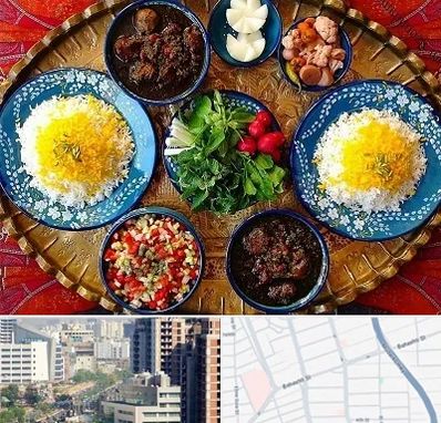 غذای ایرانی در خیابان بهشتی