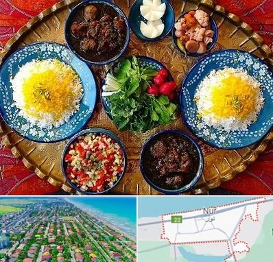 غذای ایرانی در نور