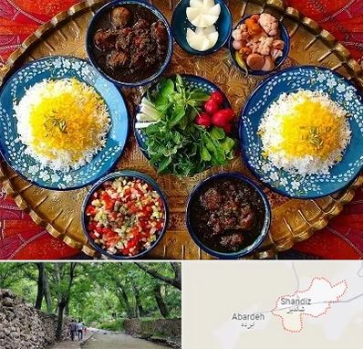 غذای ایرانی در شاندیز مشهد