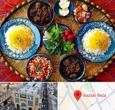 غذای ایرانی در بازار رضا مشهد