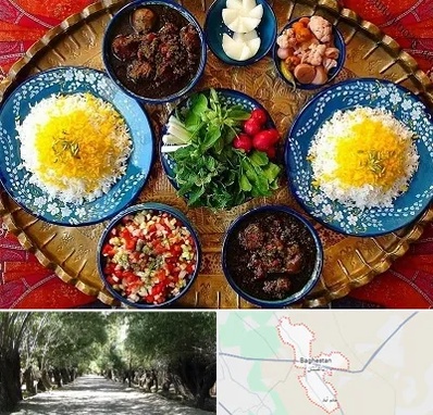 غذای ایرانی در باغستان