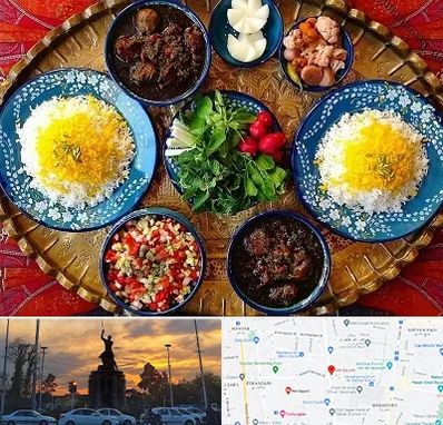 غذای ایرانی در میدان حر 