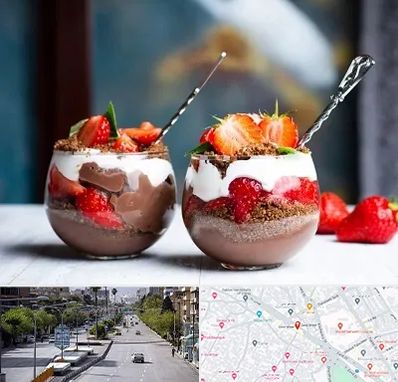 دسر فروشی در خیابان زند شیراز