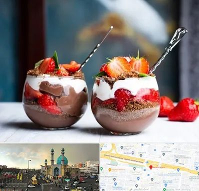 دسر فروشی در رسالت 