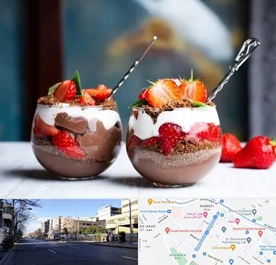 دسر فروشی در خیابان ملاصدرا شیراز