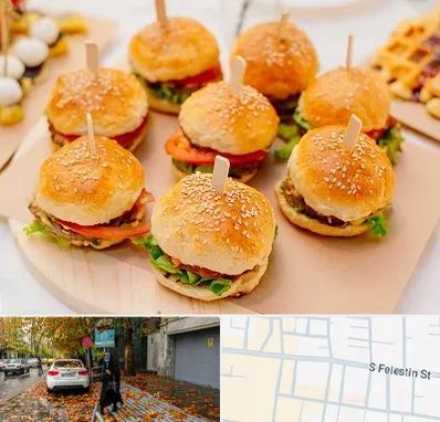 فینگر فود در خیابان فلسطین