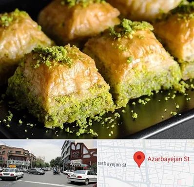 باقلوا ترکی در خیابان آذربایجان