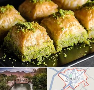 باقلوا ترکی در دامغان