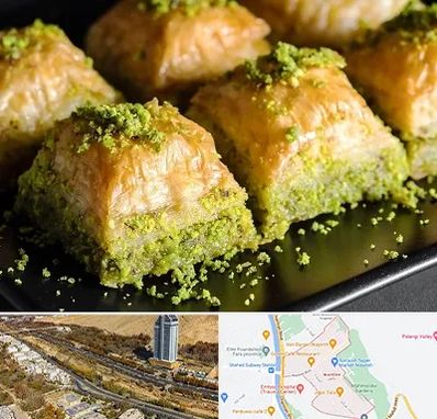 باقلوا ترکی در خیابان نیایش شیراز