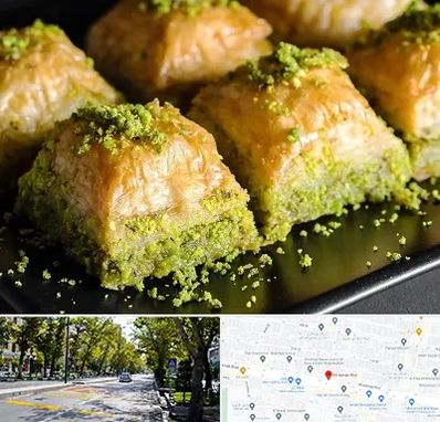 باقلوا ترکی در میرداماد 