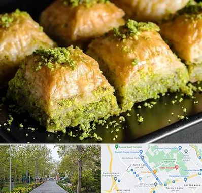 باقلوا ترکی در قدوسی غربی شیراز