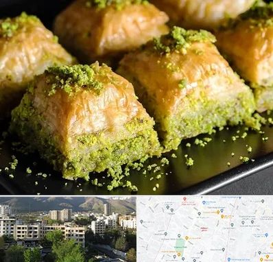 باقلوا ترکی در دیباجی 