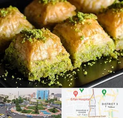 باقلوا ترکی در ونک 