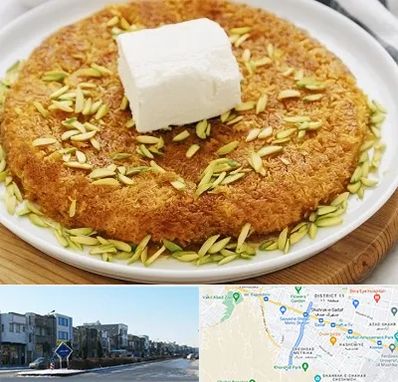 کنافه در شریعتی مشهد