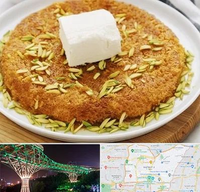 کنافه در منطقه 3 تهران 