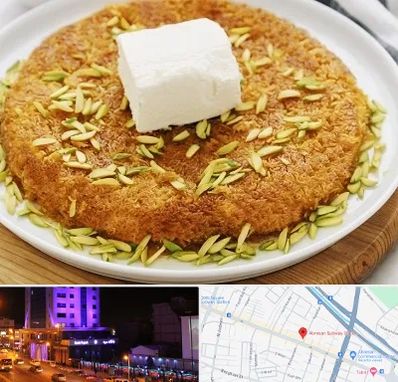 کنافه در آبرسان تبریز