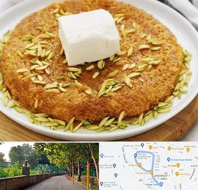 کنافه در فلکه گاز رشت