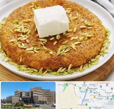 کنافه در صیاد شیرازی مشهد