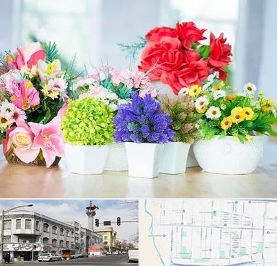 گل مصنوعی در 17شهریور