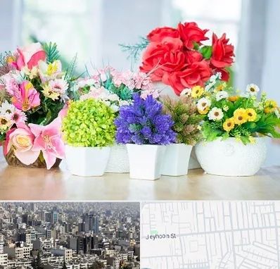 گل مصنوعی در جیحون