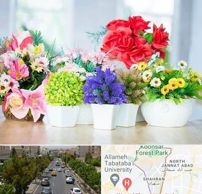 گل مصنوعی در شهران 