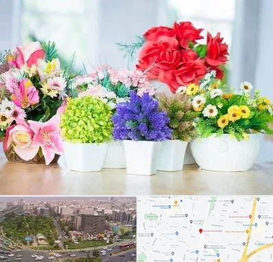 گل مصنوعی در آیت الله کاشانی 