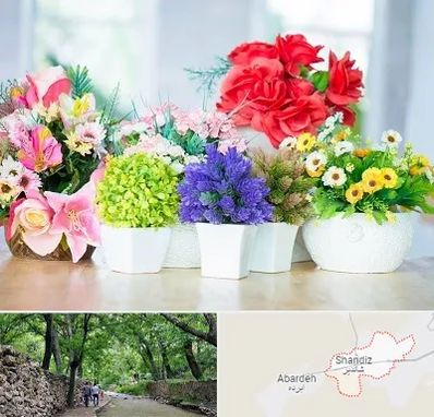 گل مصنوعی در شاندیز مشهد