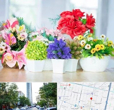 گل مصنوعی در امامت مشهد