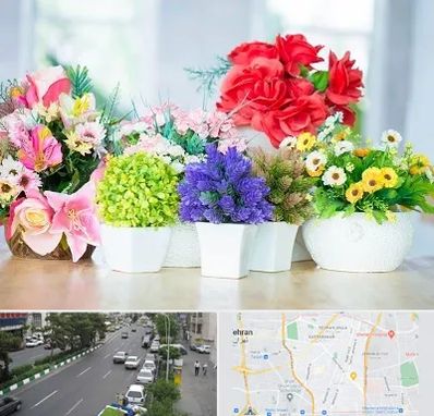 گل مصنوعی در ستارخان 