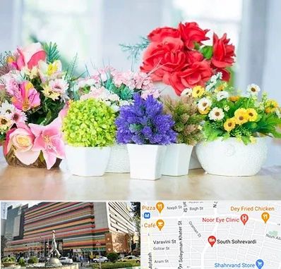 گل مصنوعی در سهروردی 