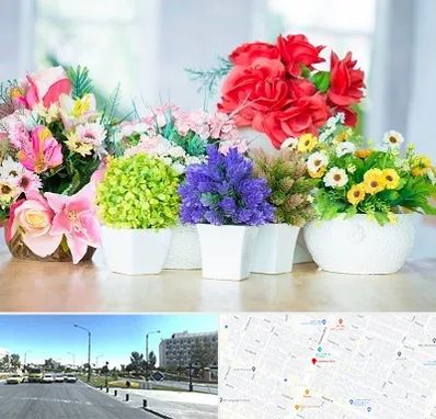 گل مصنوعی در بلوار کلاهدوز مشهد 