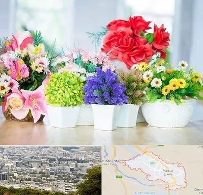 گل مصنوعی در یاسوج