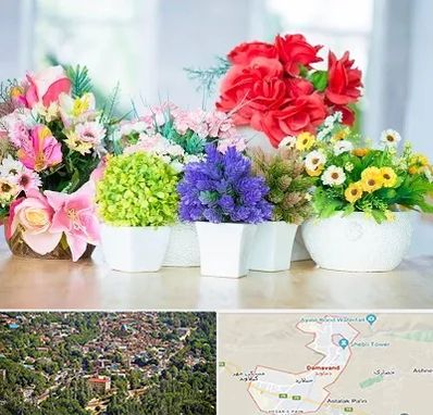 گل مصنوعی در دماوند