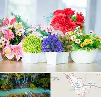 گل مصنوعی در دورود