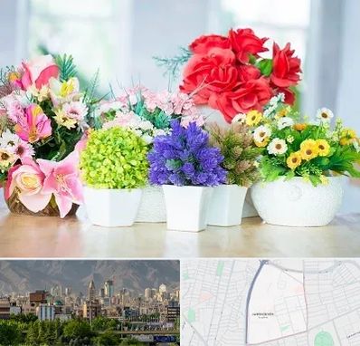 گل مصنوعی در جمشیدیه