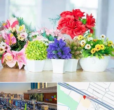 گل مصنوعی در لاله پارک تبریز