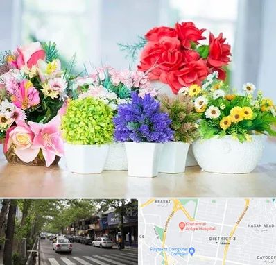 گل مصنوعی در ظفر 