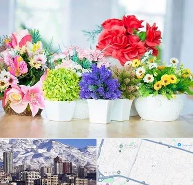 گل مصنوعی در ازگل