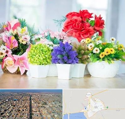 گل مصنوعی در بندر ماهشهر