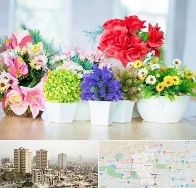 گل مصنوعی در منطقه 5 تهران 