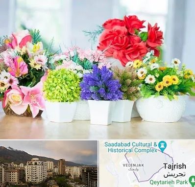 گل مصنوعی در زعفرانیه 