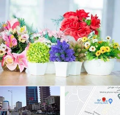 گل مصنوعی در چهارراه طالقانی کرج